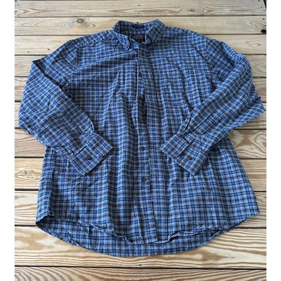 Pendleton Somerset Button Up Check Shirt Size Large Men’s Brown - Picture 1 of 7